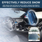 Rayhong Car Windshield Snow Removal Instrument Tool Solar/USB Power Car Window Glass Anti-Ice Snow Remove 5-12V Winter Deicing Device Molecular Interference Snow Remove Car Defroster