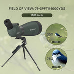 SvbonySV28A Spotting Scopes 25-75x100/20-60x80 FMC for Beginners Archery Wildlife Watching Outdoor Adventure Monocular Birdwatching