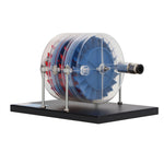 LinkMejor Single Stage Multi-stage Steam Engine Turbine Model Physics Experiment Science Discovery Production Invention Gift Collection Toys
