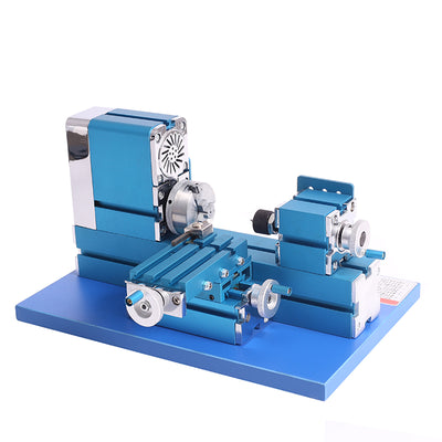 LinkMejor 60W 20000rpm Universal Mini Wood Lathe Machine Wood Turning Lathe Motorized Metalworking DIY CNC Tool