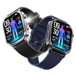 LinkMejor HL7 1.95-inch AMOLED Display ECG AI-GPT LED Flashlight bluetooth Call Heart Rate Blood Pressure SpO2 Monitor Sleep Monitoring Body Composition Analysis Blood Glucose Assessment SOS Emergency Call Multi-sport Modes IP68 Waterproof Smart Watch