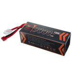 LinkMejor Power 15.2V 9000mAh 100C 4S LiPo Battery T Deans Plug for ZD Racing Pirates 3 RC Car