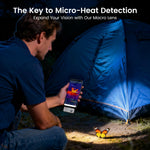 Hcalory T3-C Thermal Imaging Camera Imager Infrared Thermometer 512x384 TISR 256x192 IR for iOS Android Smartphones
