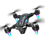 LinkMejor A22 WiFi FPV with Electrically Adjustable Camera Optical Flow Hover Automatic Obstacle Avoidance Detachable Camera Display Screen LED Brushless Foldable RC Drone Quadcopter RTF
