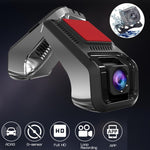 Car DVR 1080P Full HD With ADAS G-Sensor Loop Recording For Android Radio Player 170° Wide-Angle Car Front Camera Video Recorder Driving Recorder