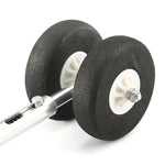 Two Wheeled Shocking Proof Retract Landing Gear Set For 2KG RC Airplane