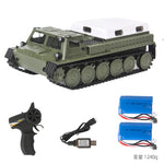 LinkMejor E1 Crawler Transport Remote Control Vehicle RC Tank Car Full Propotional Control