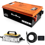 [US Direct] Cloudenergy 48V 150Ah LiFePO4 Deep Cycle Battery Pack for Golf Cart 7680Wh 15360W Energy Built-in 300A BMS 6000+ Cycles Life for RV, Marine,Golf Cart, Most of Out-Door Power Applications CL48-150G
