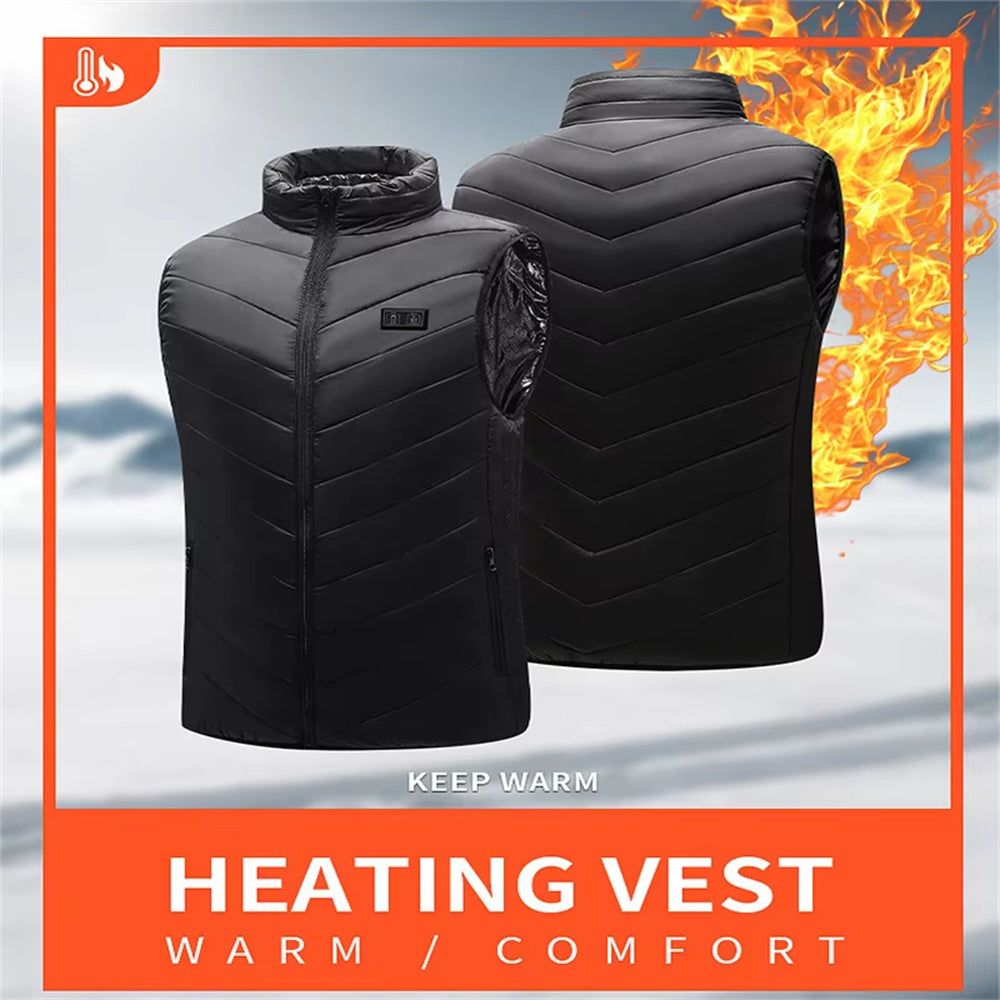 21 Heated Zones 4 Switches Electric Heated Jackets Sportswear Coat For Men Women Outdoor Camping
