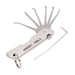 LinkMejor Foldable Door Lock Opener Locksmith Tool Lock Pick Set