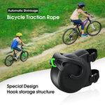 LinkMejor Strong Traction Bicycle Tow Rope Parent-Child Portable Elastic Trailer Pull Rope for MTB Outdoor Cycling