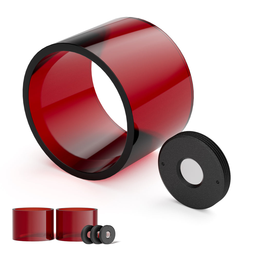 LinkMejor S9 Original Lens Set  3Pcs original Standard Lens + 2 Acrylic Covers, easy to install, highly transparent, anti-oil and anti-smoke, super long service life
