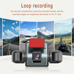 4 Channel Car Dash Camera 2 inch Screen 1080P Infrared Night Vision 360 Wide Angle Parking Monitor Loop Recording