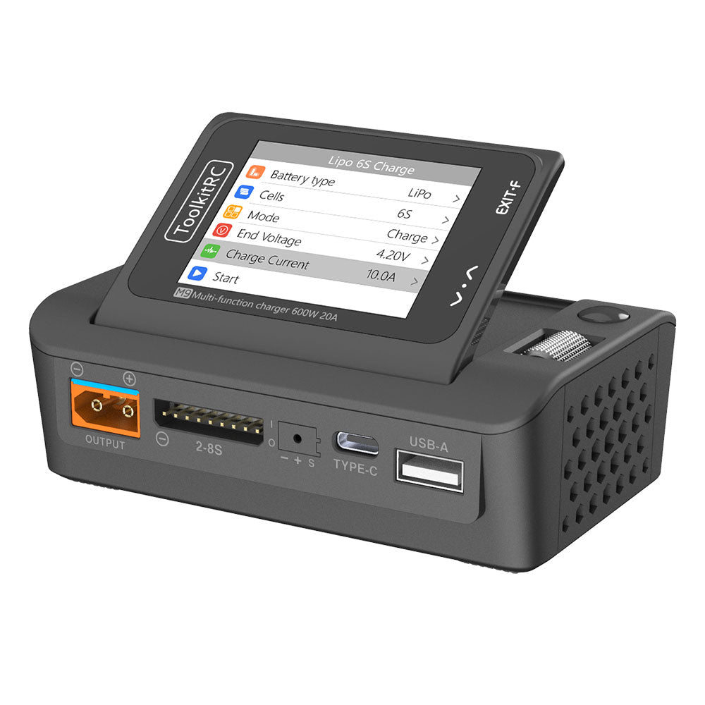 LinkMejor M9 Multi Function 600W 20A DC Smart Charger with Audio Function