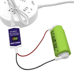 MH-5D8CD Smart Magnetic USB Charger Type-C Fast Charging Compatible 18650 21700 Battery Compact Portable Battery Tester with LCD Display