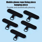 1Pcs Universal TPU Mobile Phone Anti-lost Lanyard Card Clip Gasket Nylon Detachable Phone Hanging Cord Strap Patch Tether Pad