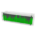 Voice-Controlled LED Music Spectrum DIY Kit Dot Matrix Clock Electronic Soldering Music Rhythm Light Kit