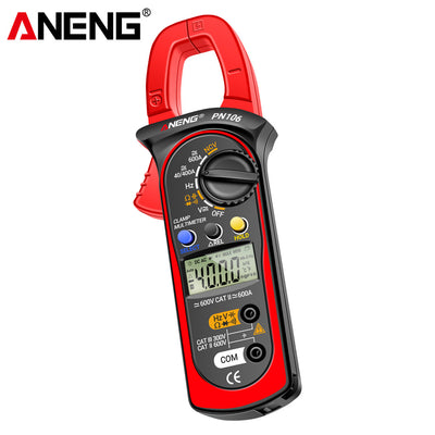 LinkMejor PN106 4000 Counts Clamp Meter AC/DC Ammeter Voltmeter Electric Tester True RMS Multimeter Clamp Tool for Electrician