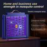 LinkMejor Large Cordless Rechargeable Electric Mosquito Bug Zapper Mosquito Killing Lamp Fly Trap with 1200mAh Rechargeable Battery For Indoors Outdoors Business