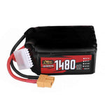LinkMejor Power 22.2V 1480mAh 130C 6S LiPo Battery XT60 Plug for RC Drone