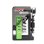 LinkMejor 12-in-1 Portable Mini Bicycle Repair Tools Kit Multifunction Aluminum Alloy Bike Ratchet Wrench Screwdriver Maintenance Set for Road MTB