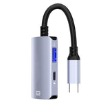 J-CUH905 AR Glasses Charger Converter 5-in-1 Type-C Multifunction Extension Dock with USB / PD65W / USB-C Data / AR Screen Projection for VR Glasses Laptop Switch Steamdeck