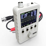 LinkMejor Q15001 Handheld Digital Oscilloscope Kit 2.4" TFT Display 5mV/div-20V/div Sensitivity Pre-Assembled with Rotary Encoder and Power Supply