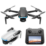 LinkMejor S-X1 GPS 5G Digital FPV with 5.9inch LCD Screen Controller 1080P HD Dual Camera 3-Axis EIS Gimbal Optical Flow Positioning Brushless Foldable RC Drone Quadcopter RTF