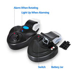 LinkMejor Fishing Alarm with LED Light Loud Sound Fish Bell Clip-On for Rod Fishing Tackle Accessories
