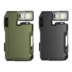 G5 400 Lumens Rechargeable EDC LED Keychain Flashlight with RGB Light Dual Light Sources Mini LED Torch Portable Pocket Light EDC Survival Tools For Outdoor
