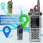 LinkMejor BJ-9000 10W Walkie Talkie GPS APRS CB Radio 27MHz Professional Mobile Transceiver with Bluetooth Aviation Band Shortwave AM FM Receiver SW MW LW Radio for Car Truck
