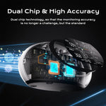 High Accuracy 10 in 1 PortableAir Quality Monitor CO2 TVOC HCHO PM2.5 PM1.0 PM10 AQI Alarm Temperature Humidity Display Dual Chip Air Quality Tester Indoor