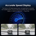 Universal Car GPS HUD Heads Up Display Car Speedometer Display Vehicle Speed Kilometers Per Hour Miles Speedometer