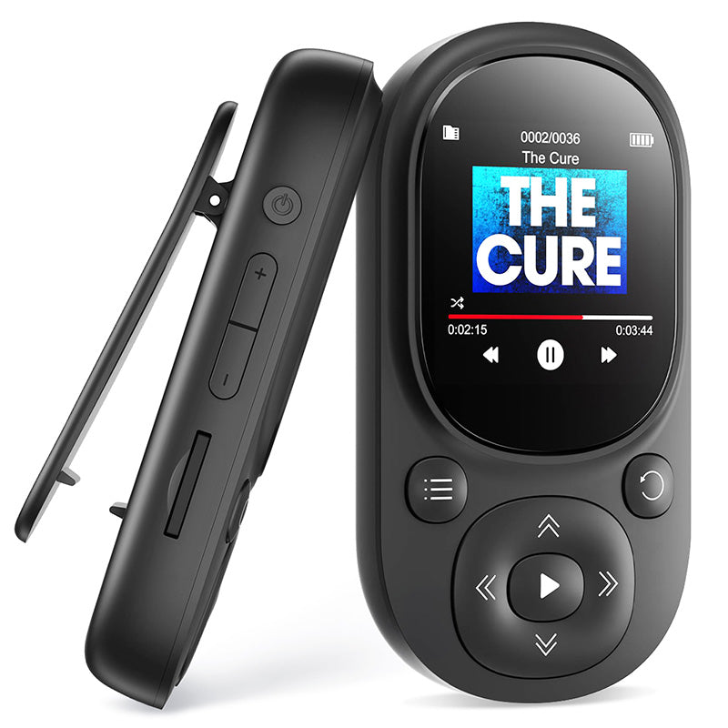A11 32GB Clip MP3 Player with BT5.3 HiFi Lossless Music Sports MP3 Player Support FM Radio Voice Recording