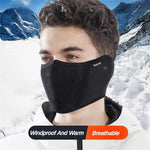 Golovejoy Winter Warm Cycling Mask Ear Protection Outdoor Comfort Windproof Thermal Earmuffs Face Cover for Skiing Riding