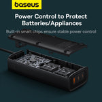 Baseus 150W Car Inverter USB Type C 30W DC12V to AC 220V 110V Auto Power Inversor Fast Charger For Car Power Adapter
