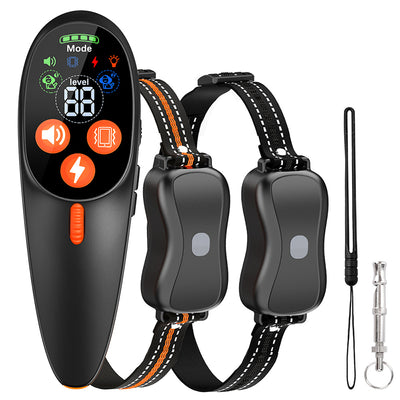LinkMejor BC901 Remote Dog Training Collar 3300FT Long Range IP67 Waterproof Receiver 3 Modes Beep Vibration Shock Dual Channel Type-C Fast Charging Safety Light