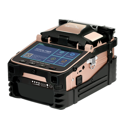 LinkMejor FIRE AI-12 Optical Fiber Fusion Splicer 6 Motors Core Cladding Alignment 5 Inch Touchscreen 7800mAh Battery Bluetooth 4.2 Optical Power Meter VFL