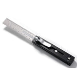 1Pc Woodworking Scriber Ruler Metric Imperial Scale T-Shape Movable Angle Ruler Gauge with Perforated Positioning Anti-slip Locking Multi-Angle Scribing Tool