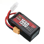 LinkMejor Power 14.8V 1550mAh 150C 4S LiPo Battery XT60 Plug for RC Drone