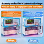 LinkMejor DT550 Digital Voltage Current Tester DC4.5-50V Max 12A 600W Power Capacity Meter High Precision Energy Monitoring Device
