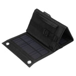 LinkMejor 5V 20W Foldable Solar Panel Solar Charger Power Bank Portable Charger