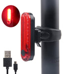 LinkMejor Bike Taillight 650mAh Battery USB Rechargeable Red LED Bright Rear Light Waterproof Easy to Install Bicycle Light for Safety Cycling
