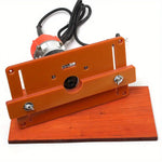 Wood Milling Chamfering Trimming Machine Balance Board Router Table Insert Plate High Accuracy Router Slotting Positioning Bracket Plate for Woodworking