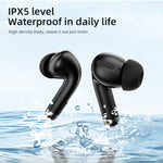 BX-T7 TWS bluetooth 5.4 Earphone Smart Touch Screen Earphone 13mm Large Moving Coil Call Noise Cancelling 30H Battery Life IPX5 Waterproof Touch Control In-ear Sports Headphones