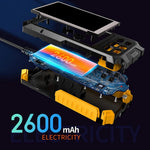 P50 1080P 8mm Dual Camera Piping Borescope Camera 4.5In IPS LCD Digital Inspection Camera With 6 LED for Car Sewer