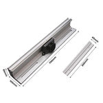 LinkMejor Wnew Woodworking Router Table Fence Aluminium Profile Fence System 700mm with Sliding Brackets Bit Guard