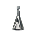 1Pc Deburring External Chamfering Tool Hss Triangular Handle / Hexagonal Handle Pagoda Metal Steel Step Drill Bit Hole Drill Conical Drill Countersink Hole