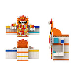 Mould King 10220 Flame Owl Pen Holder & Walkie-talkie Video Voice Intercom Photo Taking Voice Changing Toys DIY Building Block Brick Assembly Kit Kids Christmas Gift