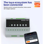 6CH Tuya Smart Zigbe/WIFI 16A Relay Switch Module Power Remote Control Appliance Control Relay Module 110V-240V External/Internal Antenna